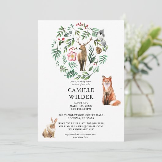 森素朴の動物 招待状 (スタンド正面)