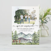 森素朴の山の引っ越しました写真の移動 案内状 (スタンド正面)