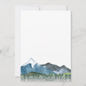 森素朴の旅が水彩を始める 招待状 (裏面)