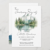 森素朴の旅が水彩を始める 招待状 (正面/裏面)