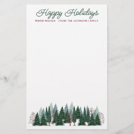 森素朴の木ハッピーホリデー 便箋