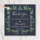 森素朴の葉のフレームありがとう フェイバータグ (正面)