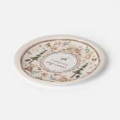 森素朴の赤ちゃんシャワー ペーパープレート (アングル)