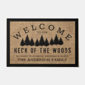 森素朴の首にようこそ ドアマット (正面)