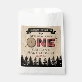 森素朴バッファロープレイドワイルドワンベイビーシャワー フェイバーバッグ