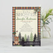 森素朴国プレイドベビーシャワーベア 招待状 (スタンド正面)