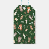 森素朴林の赤ちゃんシャワーの好意 ギフトタグ (裏面)