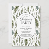 森素朴植物学クリスマスパーティー 招待状 (正面)