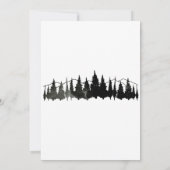 森素朴水彩結婚式招待状 招待状 (裏面)