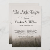 森素朴霧の風景リハーサルディナー 招待状 (正面/裏面)