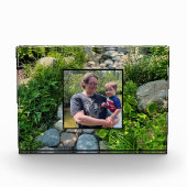 森自然ライト石道写真テンプレート フォトブロック (正面)