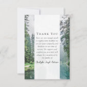 森自然写真悔やみや弔慰葬儀記念館 サンキューカード (正面)