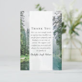 森自然写真悔やみや弔慰葬儀記念館 サンキューカード (スタンド正面)