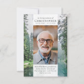 森自然写真悔やみや弔慰葬儀記念館 サンキューカード (裏面)