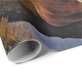 森赤と白池の近くの鹿が離れる ラッピングペーパー (ロールコーナー)