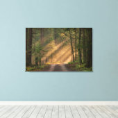 森輝くの日光 キャンバスプリント (インサイチュ (ウッドフロア))
