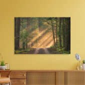 森輝くの日光 キャンバスプリント (インサイチュ (リビング))