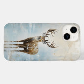 森霜の降りた林の鹿 Case-Mate iPhoneケース (裏面 (横))