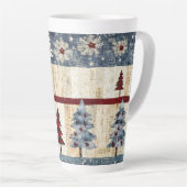 森霜の降りた林 カフェラテマグ (右アングル)