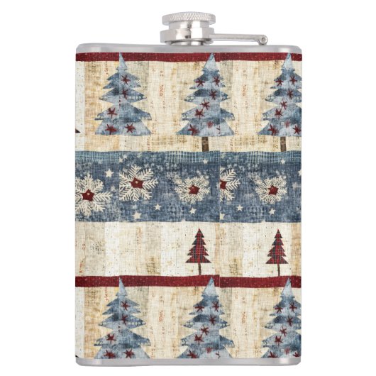 森霜の降りた林 フラスク (裏面)