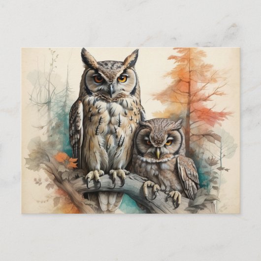 森静かの見張り ポストカード (正面)