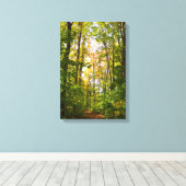 森鮮やかの小道 キャンバスプリント (インサイチュ (ウッドフロア))