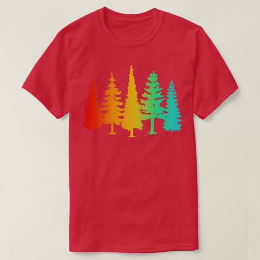 森鮮やか林 Tシャツ (デザイン正面)