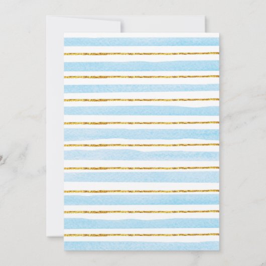 森（き）林（りゅう）動物のマスクを郵便でシャワー浴びる少年 招待状 (裏面)