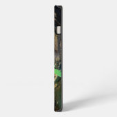 森 | アライグマののぞき見 iPhoneケース (左側面)