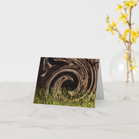 森…... カード (黄色い花)