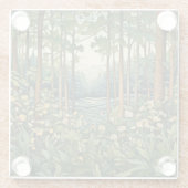 森 ガラスコースター (裏面)