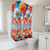 森 シャワーカーテン (インサイチュ)