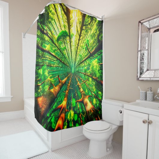 森 シャワーカーテン (インサイチュ)