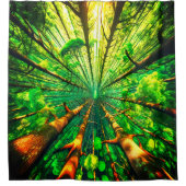 森 シャワーカーテン (正面)