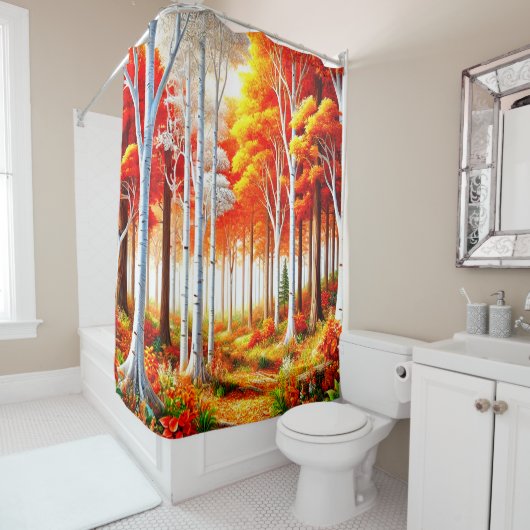 森 シャワーカーテン (インサイチュ)