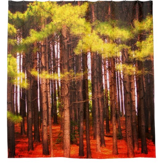 森 シャワーカーテン (正面)