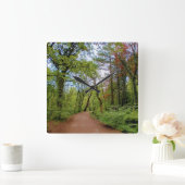 森 スクエア壁時計 (ホーム)