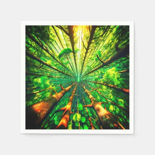 森 スタンダードカクテルナプキン (正面)