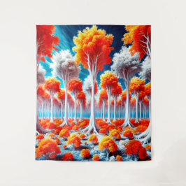 森 タペストリー