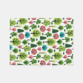 森 フリースブランケット (正面(横))