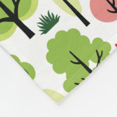 森 フリースブランケット (角)