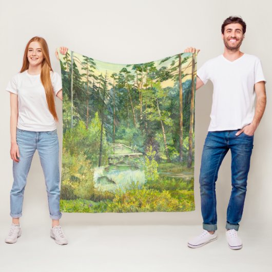 森 フリースブランケット (インサイチュ)