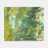 森 フリースブランケット (正面(横))