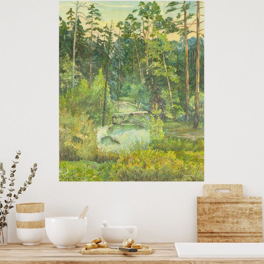 森 ポスター (キッチン)