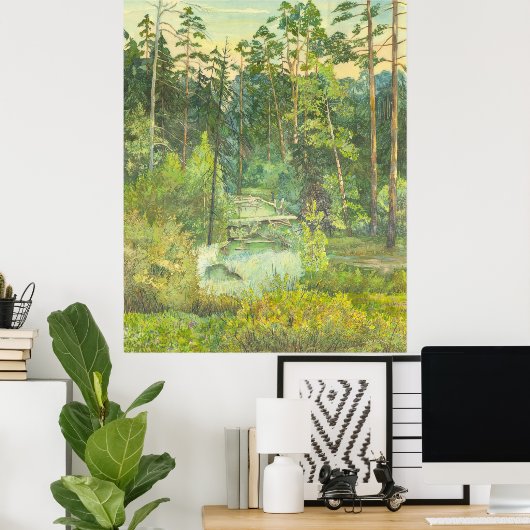 森 ポスター (ホームオフィス)