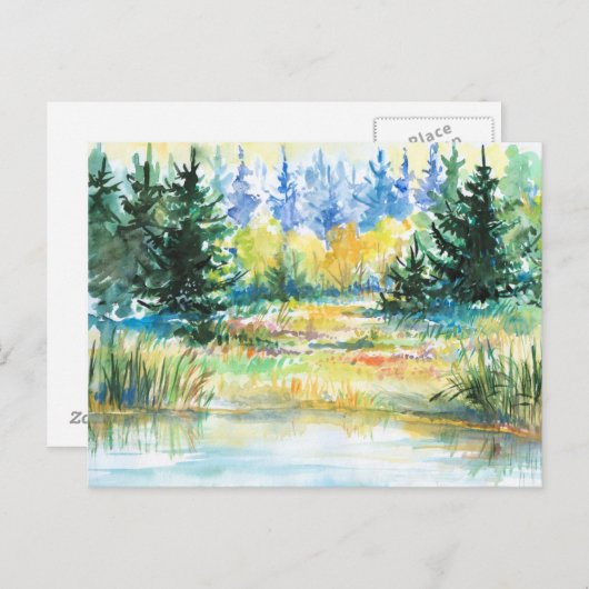 森 ポストカード (正面/裏面)