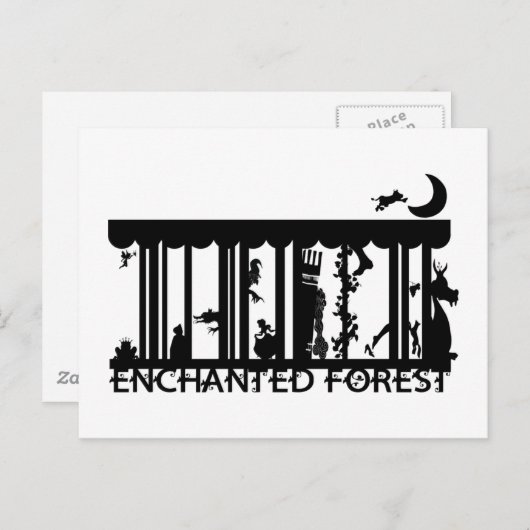 森 ポストカード (正面/裏面)