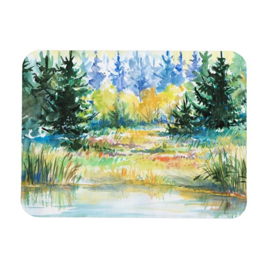 森 マグネット (横)