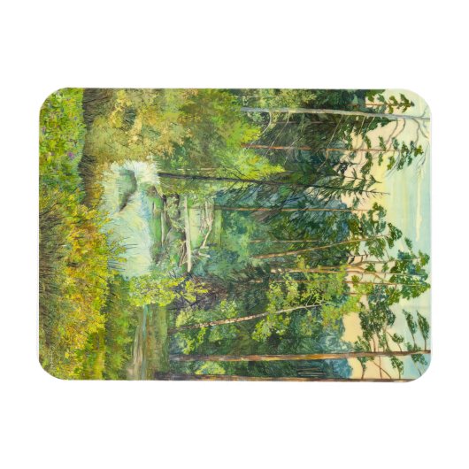 森 マグネット (横)