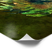 森、野生のキノコ ポスター (コーナー)